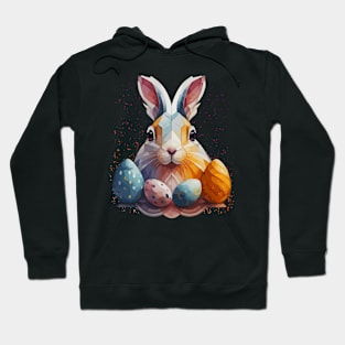 Easter Bunny Among Easter Eggs Hoodie